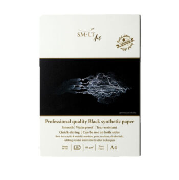 SM-LT Pro Musta synteettinen paperi 155g A4