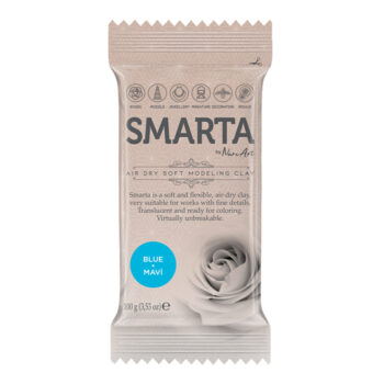 Smarta Clay Ilmakuivuva massa 100g, Blue