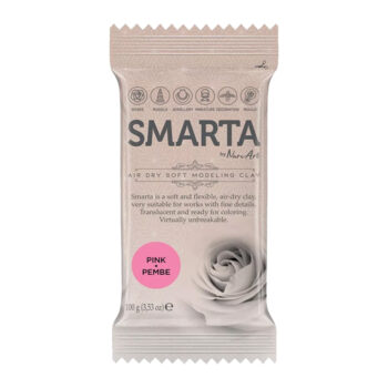Smarta Clay Ilmakuivuva massa 100g, Pink
