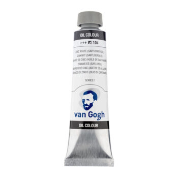 Van Gogh öljyväri 40ml, 104 Zinc White (Safflower Oil)