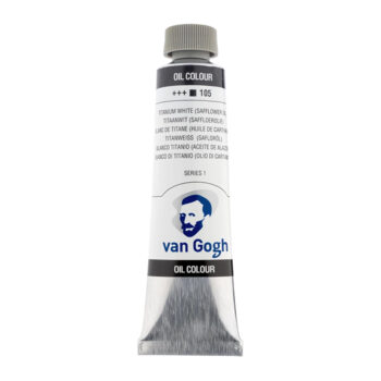 Van Gogh öljyväri 40ml, 105 Titanium White (Safflower Oil)