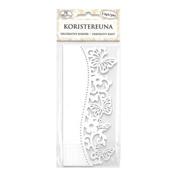 Koristereuna, 6955 Perhonen valkoinen