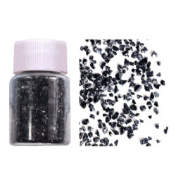 Glitter Chips lasirae 25g, Musta