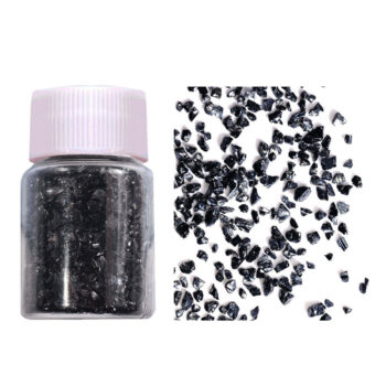 Glitter Chips lasirae 25g, Musta