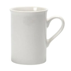 Posliinimuki 10x7,4cm, valkoinen