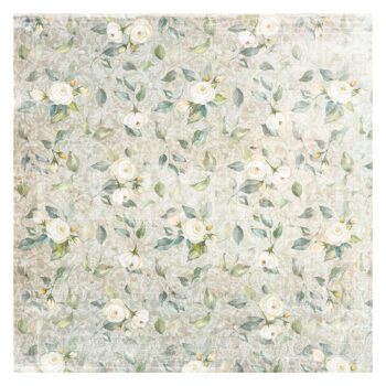 Reprint Skräppipaperi 30x30cm, RP0367 Roses & Leaves