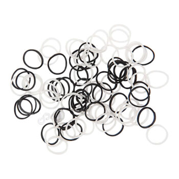 Rico Design Loom bands lajitelma, mustavalkoinen