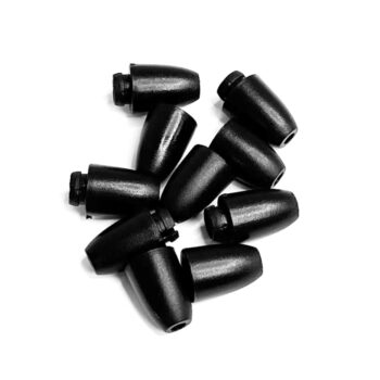 Pyöreä turvalukko, 5kpl Musta