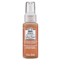 Folk Art Murano Lasimaali 59ml, Transparent Orange Copper