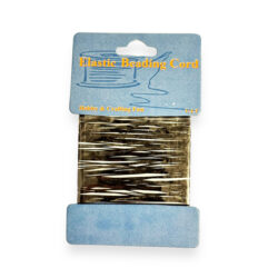 Joustava korulanka, musta 0,3mm 10m