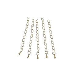 Koristeketju 65mm, 1511 hopeanvärinen 5kpl