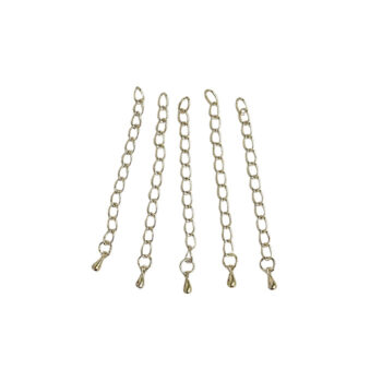 Koristeketju 65mm, 1511 hopeanvärinen 5kpl