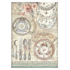 Stamperia Riisipaperi A4, DFSA4856 Brocante Antiques ceramic plates