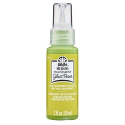 Folk Art Murano Lasimaali 59ml, Transparent Lime Green