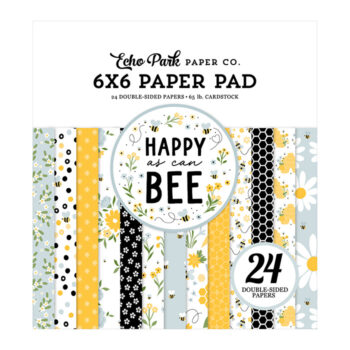 Echo Park paperilehtiö 15x15cm, Happy as can Bee