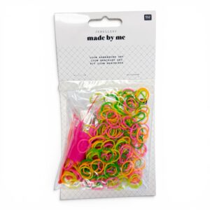 Rico Design Loom bands Bracelets setti, Neonvärit