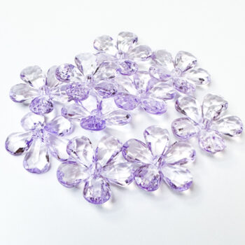 Muovihelmi kukka, Lila 10kpl