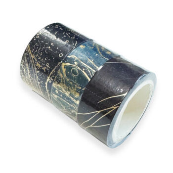 Washiteippi 3kpl, Sini-musta marmori