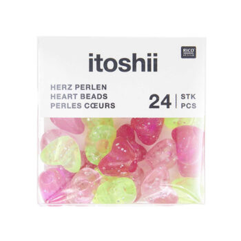 Rico Design itoshii helmilajitelma, Glitter sydämet
