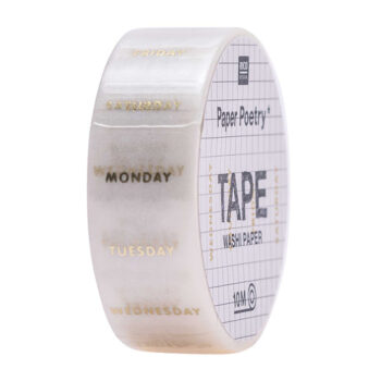 Rico Design Washiteippi, Weekdays