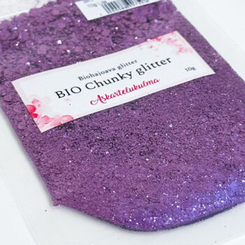 BIO Chunky Glitter 10g, Lila