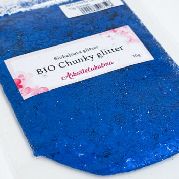 BIO Chunky Glitter 10g, Sininen
