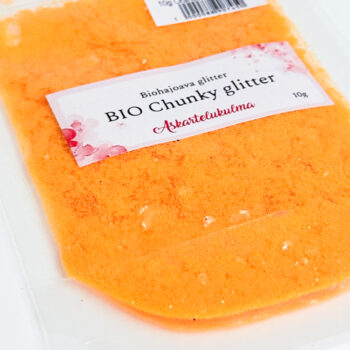 BIO Chunky Glitter 10g, Oranssi