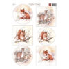 Marianne Design kuviopaperi A4, MB0221 Forest Animals