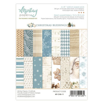 Mintay Papers Paperilehtiö 15x20cm, Christmas Blessings