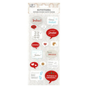 Kuviotarra, 2665 Puhekuplat joulu pun.