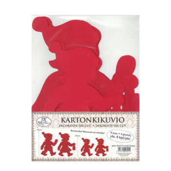 Kartonkikuvio, 4691 tonttulajitelma 8kpl