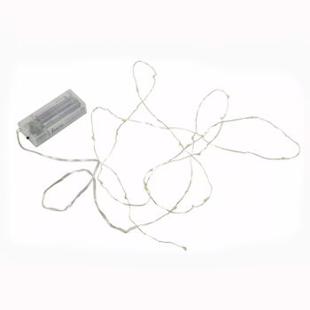 LED-valosarja pattereilla, 20 lediä