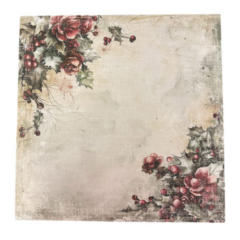 Reprint Skräppipaperi 30x30cm, RP0652 Xmas