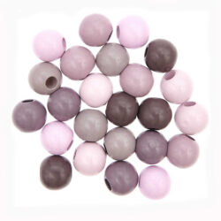 Rico Design puupallolajitelma 25mm, Shades of rose 24kpl