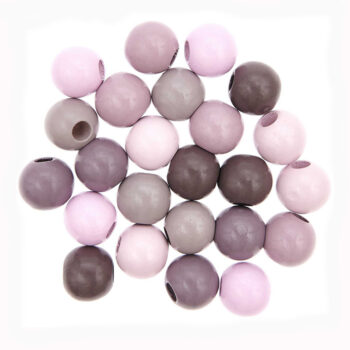 Rico Design puupallolajitelma 25mm, Shades of rose 24kpl