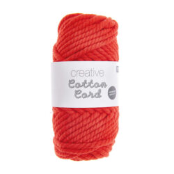 Rico Design Creative puuvillanaru 5mm 25m, red