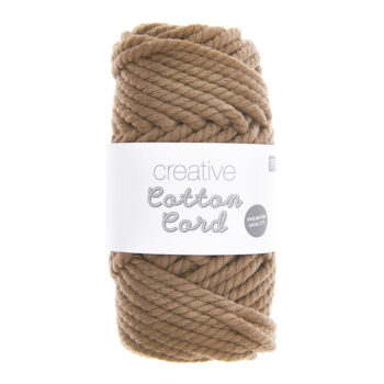 Rico Design Creative puuvillanaru 5mm 25m, mocha