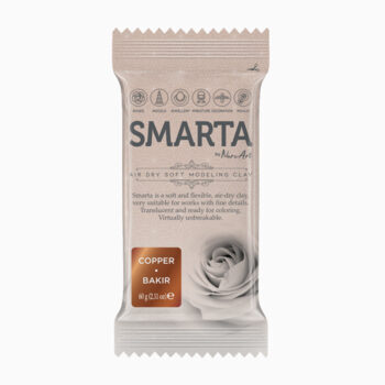 Smarta Clay Ilmakuivuva massa 60g, Copper