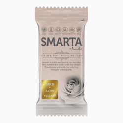 Smarta Clay Ilmakuivuva massa 60g, Gold