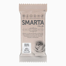 Smarta Clay Ilmakuivuva massa 60g, Pearl white