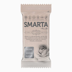 Smarta Clay Ilmakuivuva massa 60g, Silver