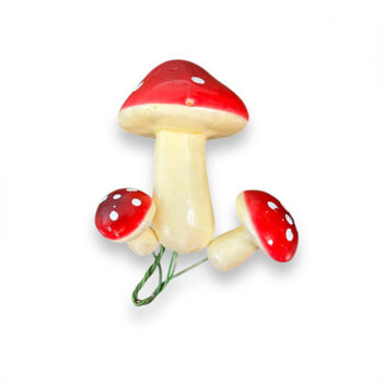 Kärpässieni koristeet 3kpl