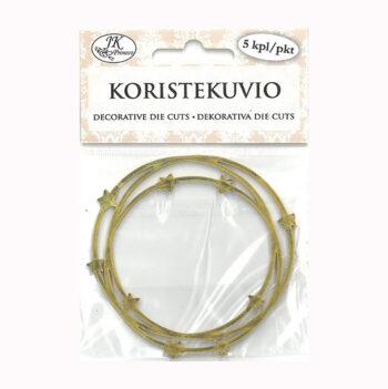 Koristekuvio, 6971 Tähtikranssi kultafolio