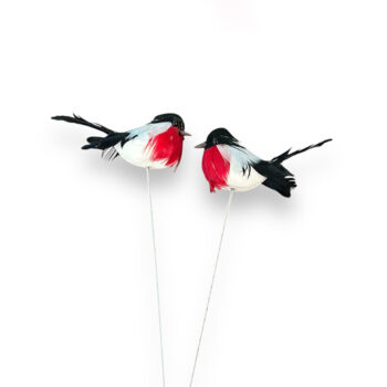 Punatulkku koriste 2kpl