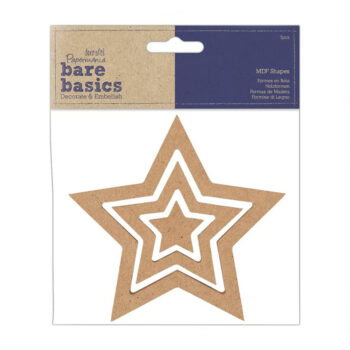 MDF Tähtikoristeet 3kpl