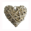 Koristesydän 7x8cm, 3801 Natur