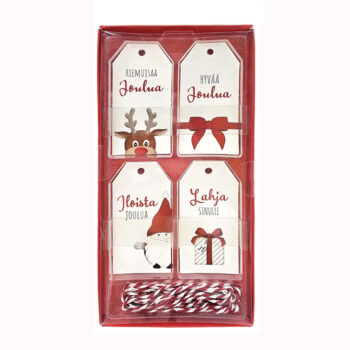 Pakettikorttisetti 20kpl, 2070 Joulu punainen