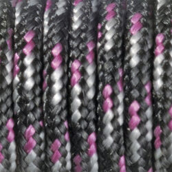 Paracord naru 2mm, 88 kirjava musta