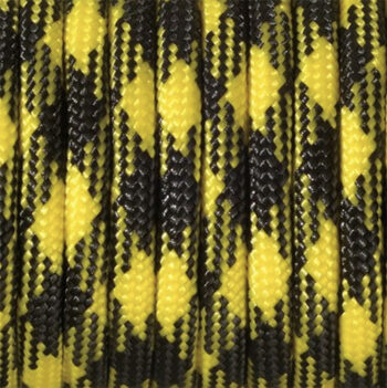 Paracord naru 4mm, 85 keltamusta