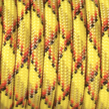 Paracord naru 4mm, 08 kirjava keltainen